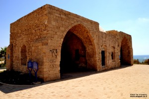 מבט ממזרח למערב לעבר אחוזת הקבר של השיח עוואד