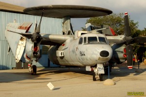 מטוס גראמן E-2C הוקאיי (דיה) במוזיאון חיל האויר