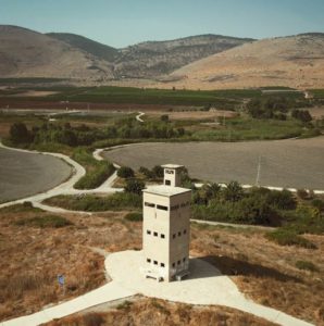 עמדת תל השלושה - ניר דוד - צילום רחפן: אפי אליאן