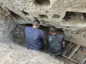 החשודים בעת המעצר. צילום ניר דיסטלפלד